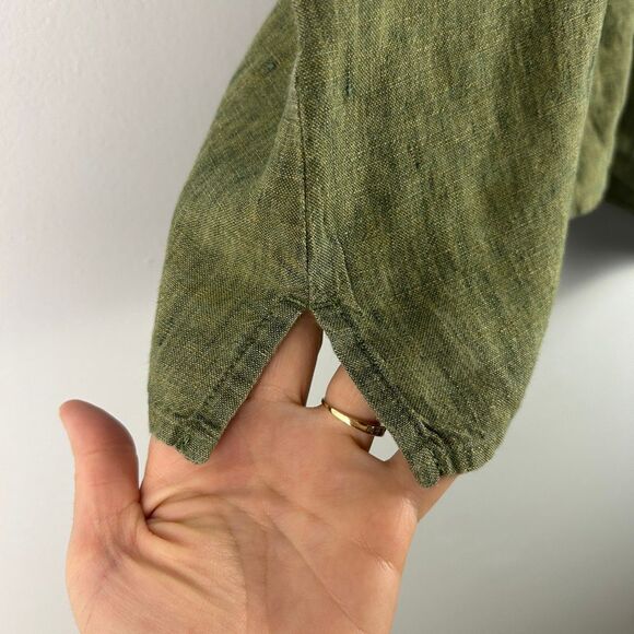 Eileen Fisher Organic Linen Tank Top Tunic - Plus Size 3X - Picture 4 of 5